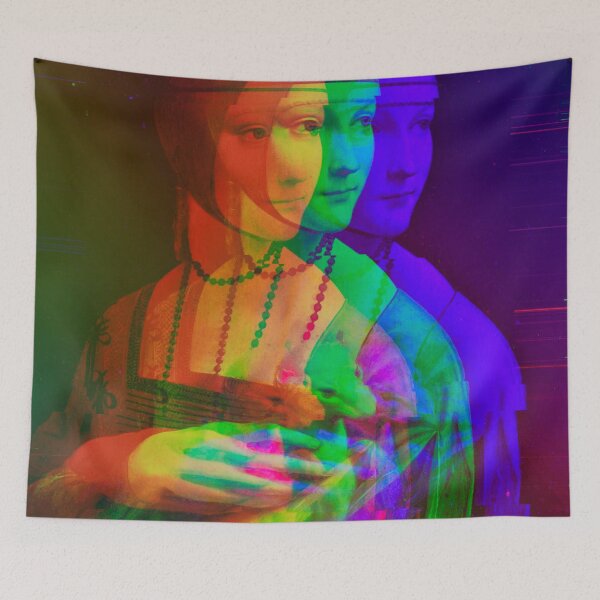 Item preview, Lady with an Ermine by Leonardo Da Vinci  designed and sold by Mr. Gattax.
