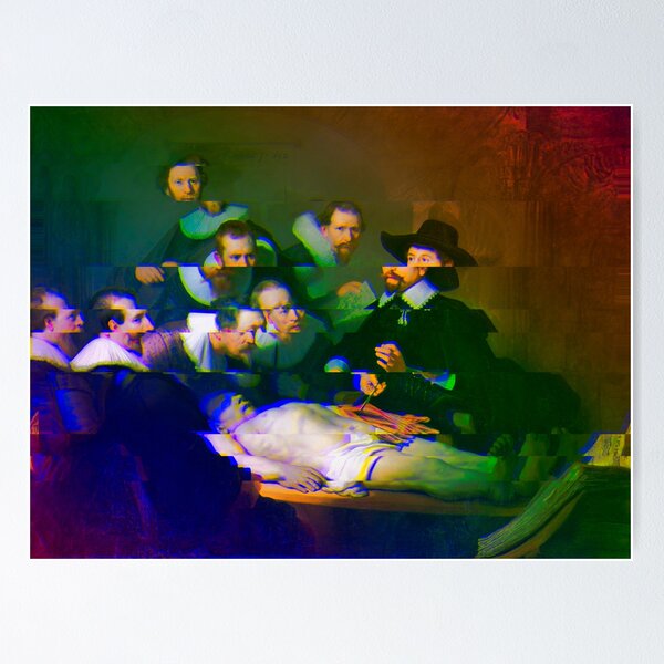 Item preview, The Anatomy Lesson of Dr. Nicolaes Tulp by Rembrandt (Glitched)  designed and sold by Mr. Gattax.