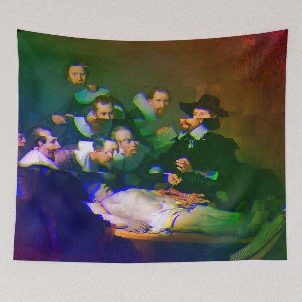 Item preview, The Anatomy Lesson of Dr. Nicolaes Tulp by Rembrandt (Glitched)  designed and sold by Mr. Gattax.