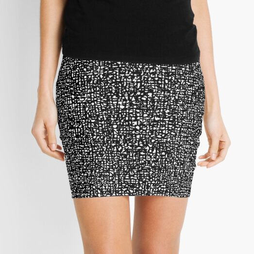 #Op #art - art movement, short for optical art, is a style of visual art that uses optical illusions #OpArt #OpticalArt Mini Skirt