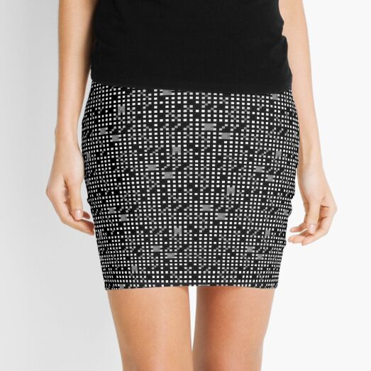#Op #art - art movement, short for optical art, is a style of visual art that uses optical illusions #OpArt #OpticalArt Mini Skirt