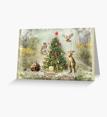 An Aussie Christmas Gathering Greeting Card
