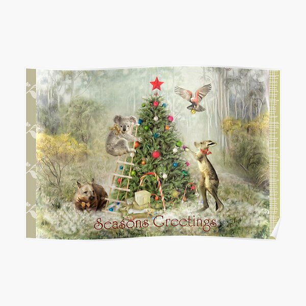 An Aussie Christmas Gathering Poster