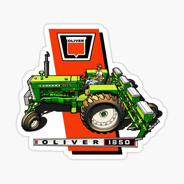 Oliver 1850 Sticker