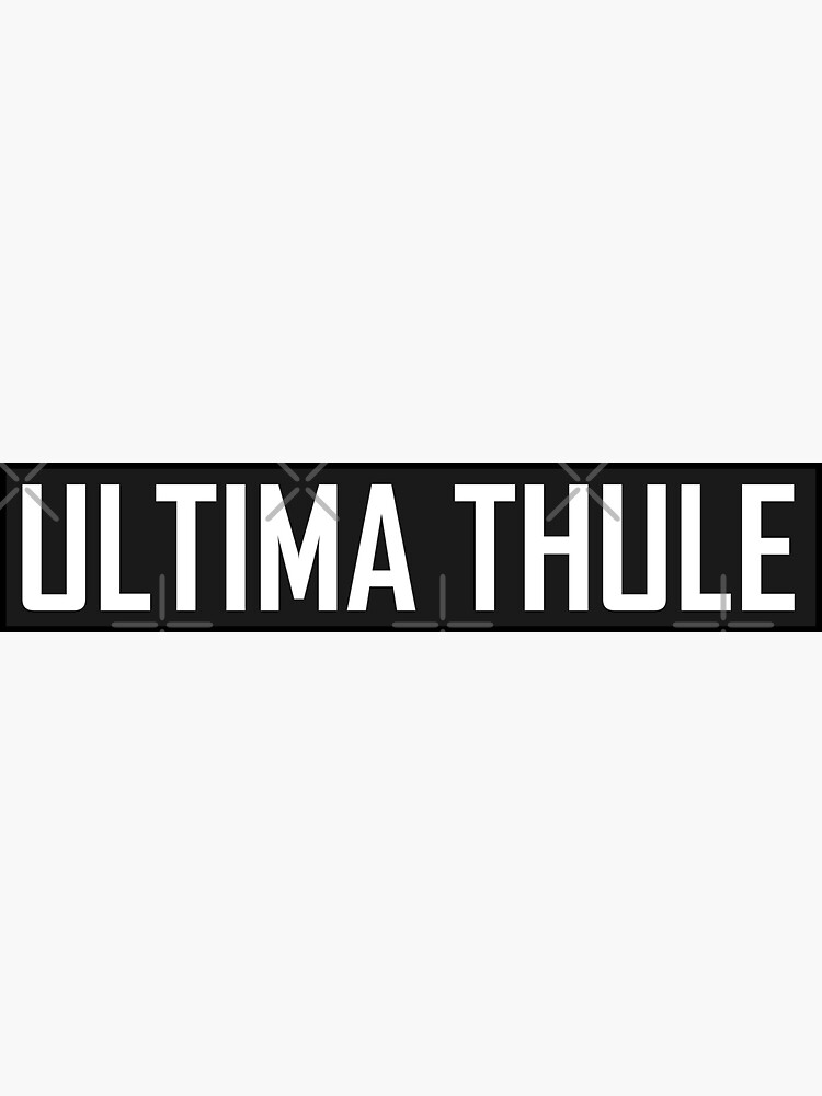 Ultima Thule