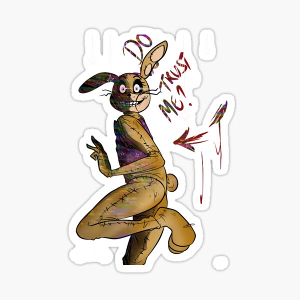 Glitchtrap (FNAF) sticker | Sticker