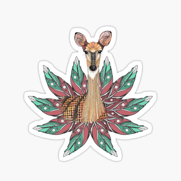 Deer Totem Sticker