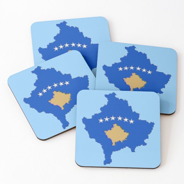 Item preview, Kosovo Map With Kosovar Flag designed and sold by Havocgirl.