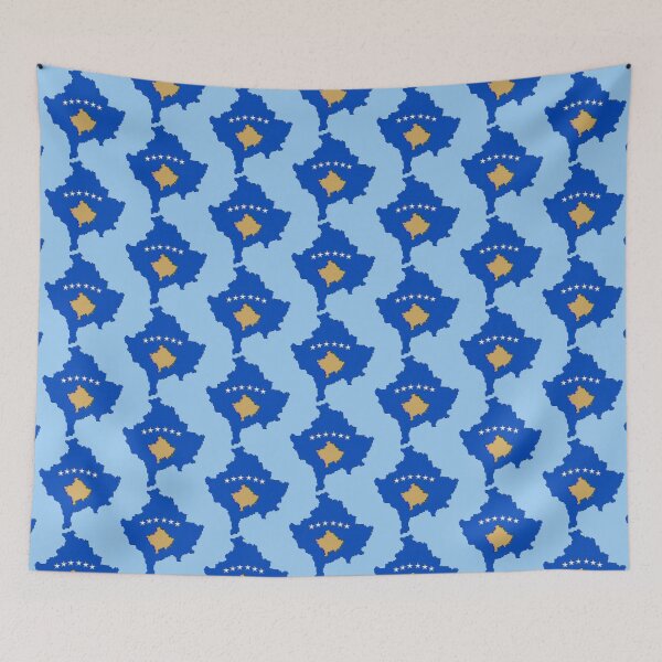 Item preview, Kosovo Map With Kosovar Flag designed and sold by Havocgirl.