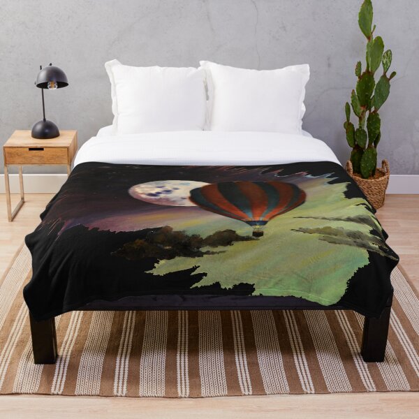 Item preview, Hot-air Balloon Night Sky Atmosphere designed and sold by TshirtInk.