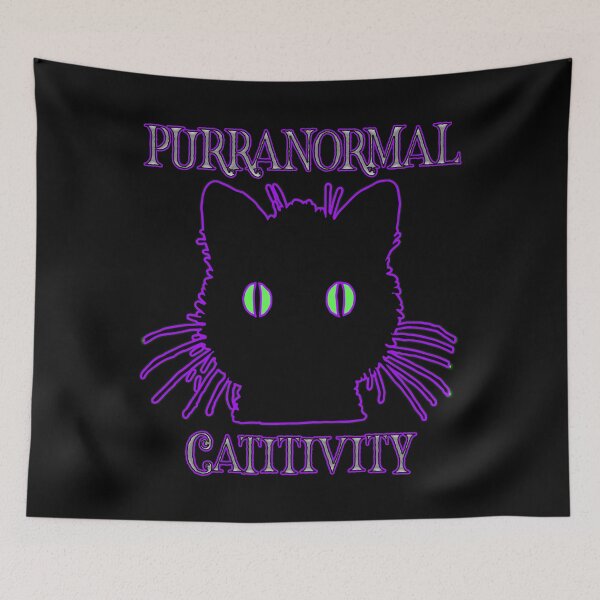 Item preview, Purranornmal Catitivity Paranormal Activity Cat Pun designed and sold by funnytshirtemp.