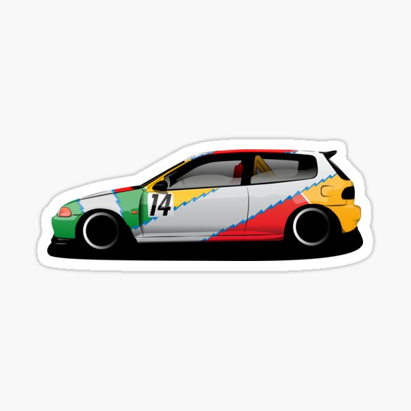 Item preview, Jaccs Honda Civic EG designed and sold by Penultimate Corner.