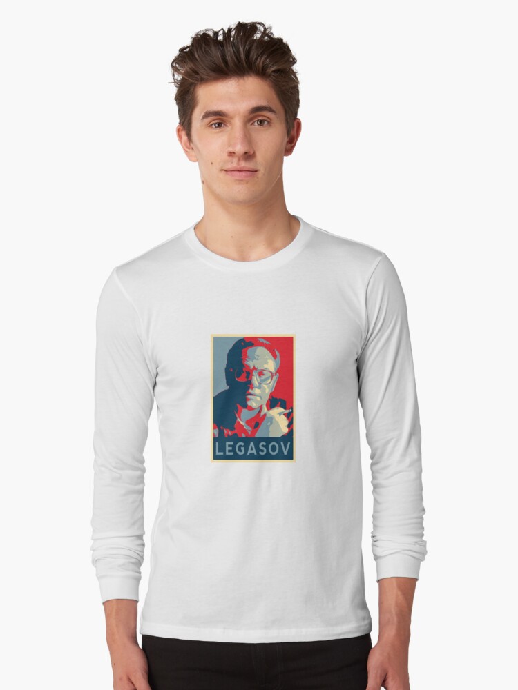 Thumbnail 1 von 5, Langarmshirt, Valery Legasov Hoffnungsplakat - Tschernobyl designt und verkauft von HopeArt36.