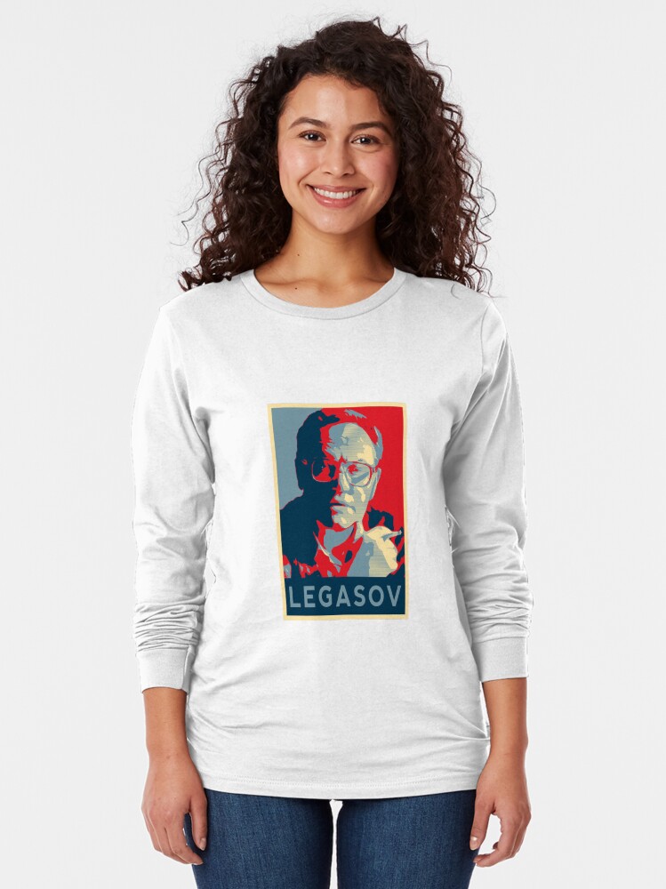 Thumbnail 2 von 5, Langarmshirt, Valery Legasov Hoffnungsplakat - Tschernobyl designt und verkauft von HopeArt36.