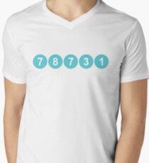 78731 ZIP Code Austin, Texas V-Neck T-Shirt