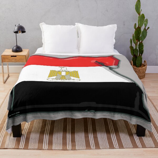 Item preview, Egypt Map With Egyptian Flag designed and sold by Havocgirl.