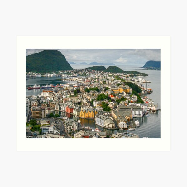 Alesund in Norway Art Print