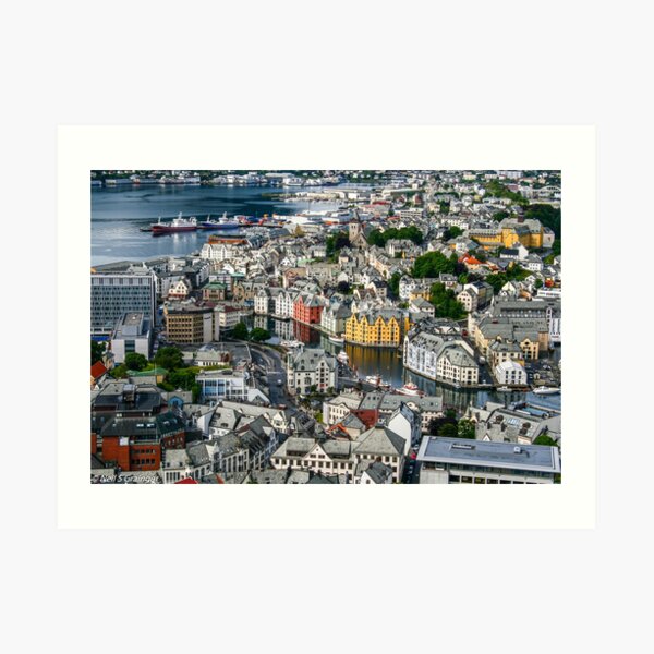 Alesund City Art Print