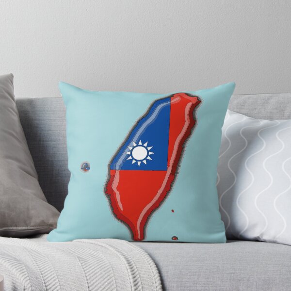 Item preview, Taiwan Map With Taiwanese Flag designed and sold by Havocgirl.