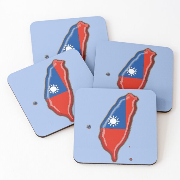 Item preview, Taiwan Map With Taiwanese Flag designed and sold by Havocgirl.