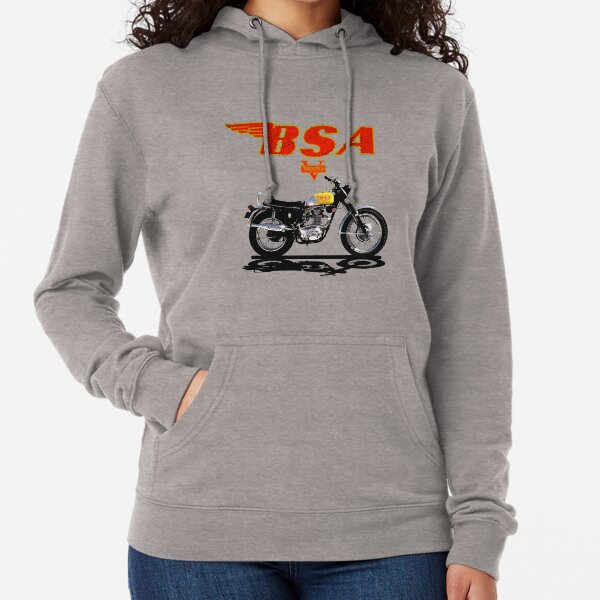 Vintage BSA Victor 441 Motorcycles Design by MotorManiac Lightweight Hoodie
