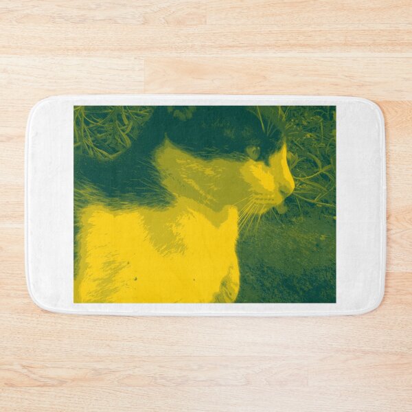 Item preview, Green cat designed and sold by mauriciodelos.