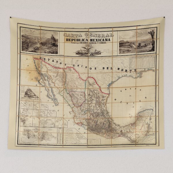 Item preview, Carta general de la República Mexicana (1863) designed and sold by allhistory.