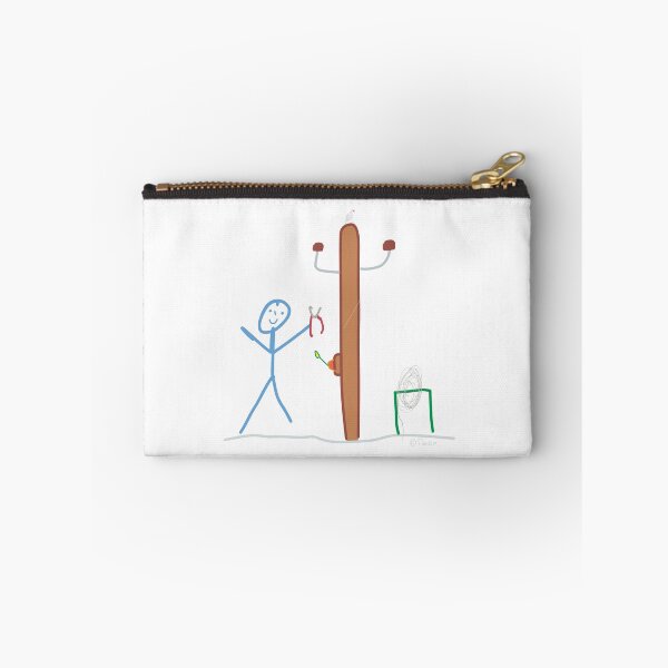 Item preview, Electrician Stickfigure  electricity cable installation Work job  designed and sold by KlareLinie.