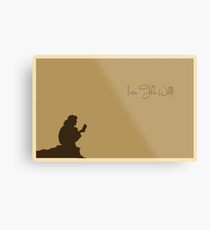 Into The Wild - Minimalist Movie Poster Metal Print