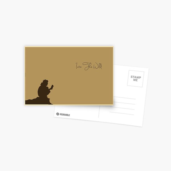 Into The Wild - Minimalist Movie Poster Postcard