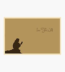 Lámina fotográfica Into The Wild - Cartel de la película minimalista