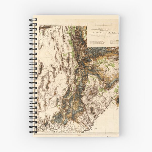 Item preview, Map of Utah Territory (1878) designed and sold by allhistory.