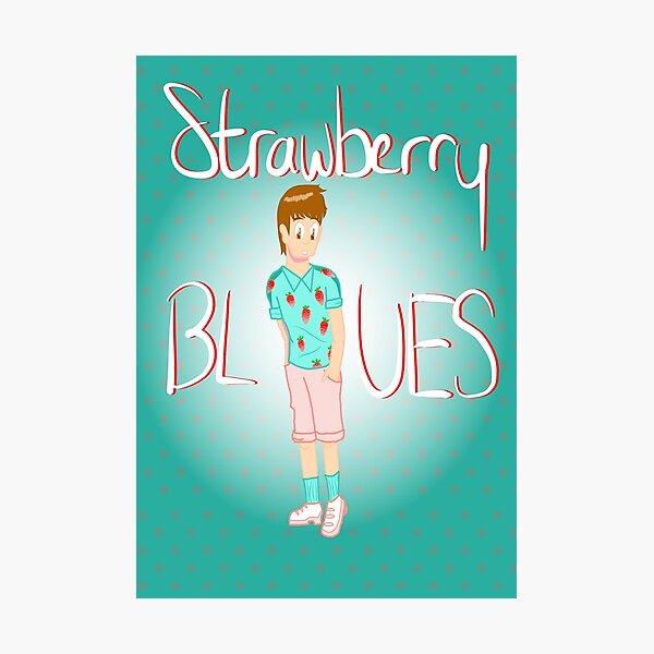 Strawberry Blues Photographic Print