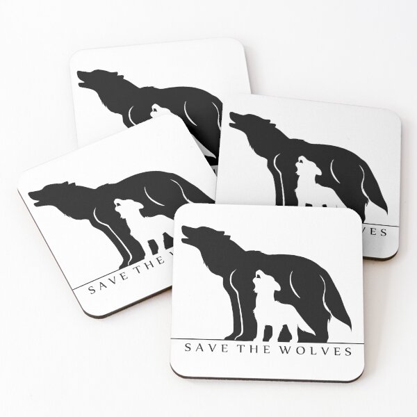 Item preview, Save the Wolves (White Background) designed and sold by TheKohakuDragon.
