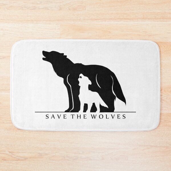 Item preview, Save the Wolves (White Background) designed and sold by TheKohakuDragon.
