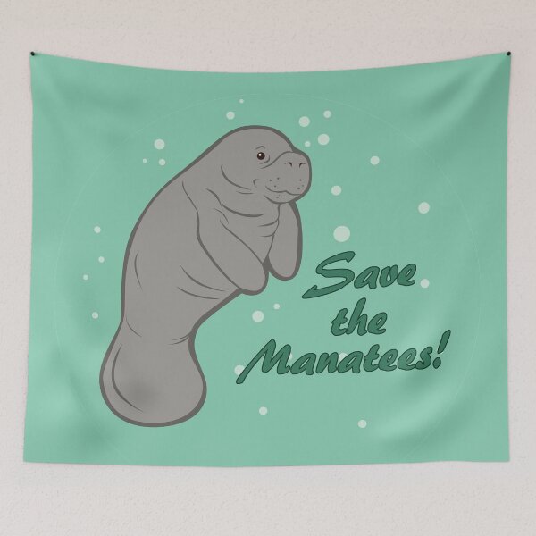 Item preview, Save The Manatees! designed and sold by TheKohakuDragon.