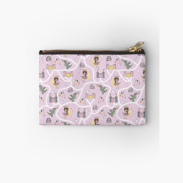 Item preview, Childish seamless pattern with princess and dragon  designed and sold by Arch4Design.