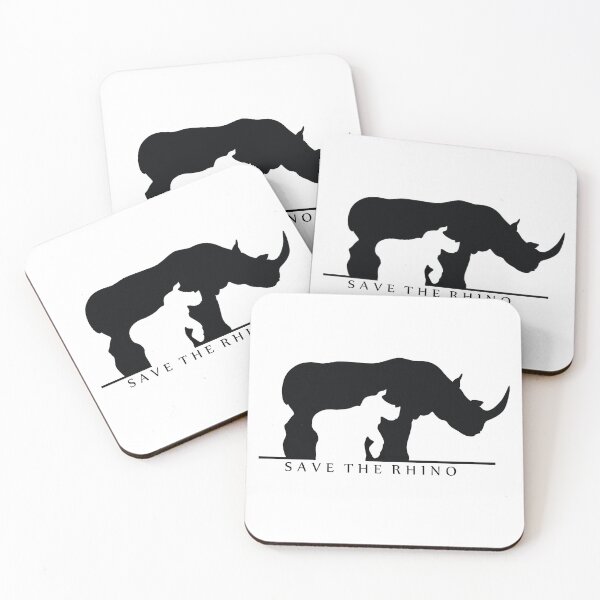 Item preview, Save The Rhino (White Background) designed and sold by TheKohakuDragon.