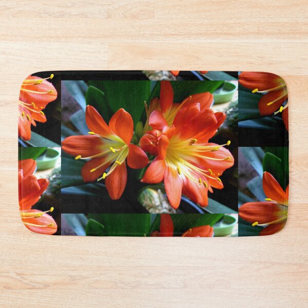 Item preview, Clivia Flowers, Coral flowers, Nature photography, Orange decor, Botanic design designed and sold by LCAppling.