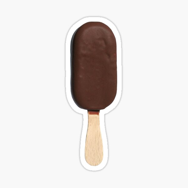 Chocolate Ice Cream Bar Sticker