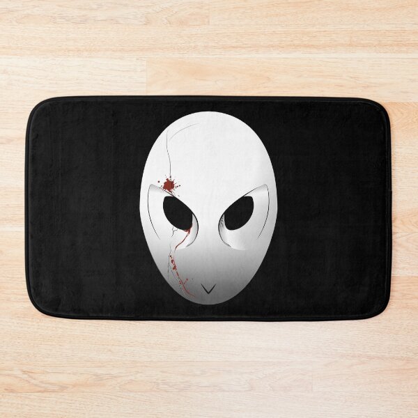 Item preview, BLOODY COURT OF THE OWL MASK, sinister, shadow, evil, devil, white, secret brotherhood talon society night city crime gang designed and sold by frikybomb.