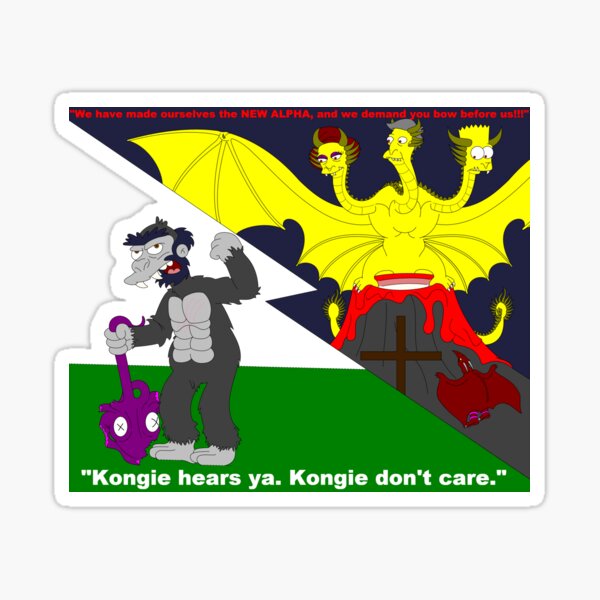 Kongie Hears Ya!! Sticker