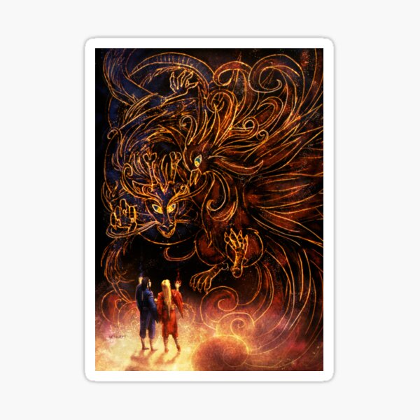 Night of Dragon and Phoenix Sticker