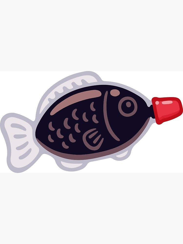 "Fish shaped soy sauce bottle" Poster for Sale by irmirx Redbubble