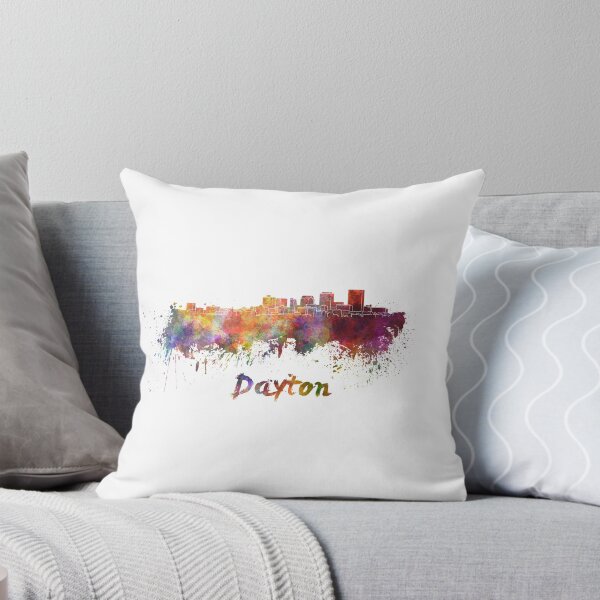 Item preview, Dayton skyline in watercolor designed and sold by paulrommer.