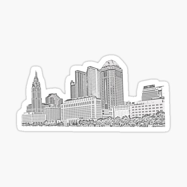 Item preview, Columbus OH Skyline designed and sold by DesignsbyKell.