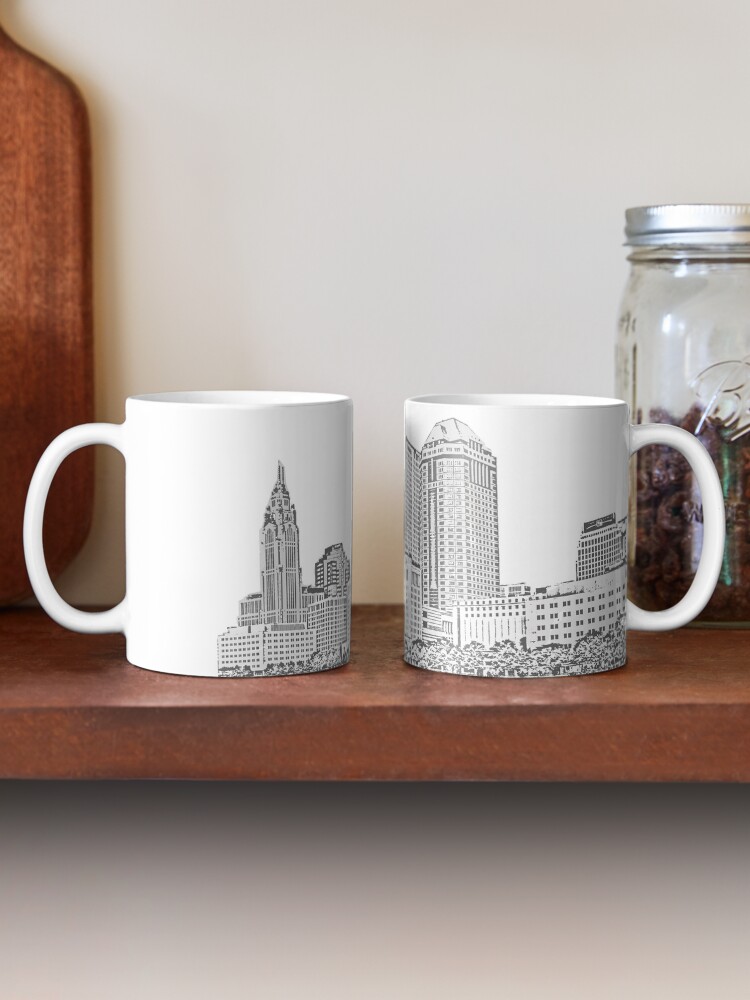 "Columbus OH Skyline" Coffee Mug for Sale by DesignsbyKell Redbubble