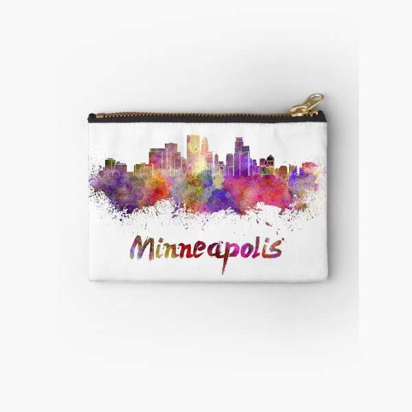 Item preview, Minneapolis skyline in watercolor designed and sold by paulrommer.