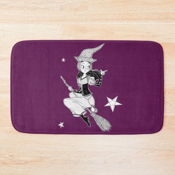 Item preview, Cute Witch on a Broom designed and sold by Larissa Melnik.