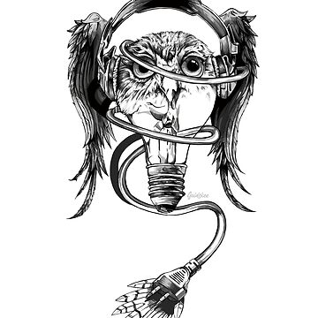 Artwork thumbnail, Techno Owl by Goldskee